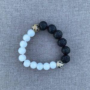 beaded diffuser bracelet